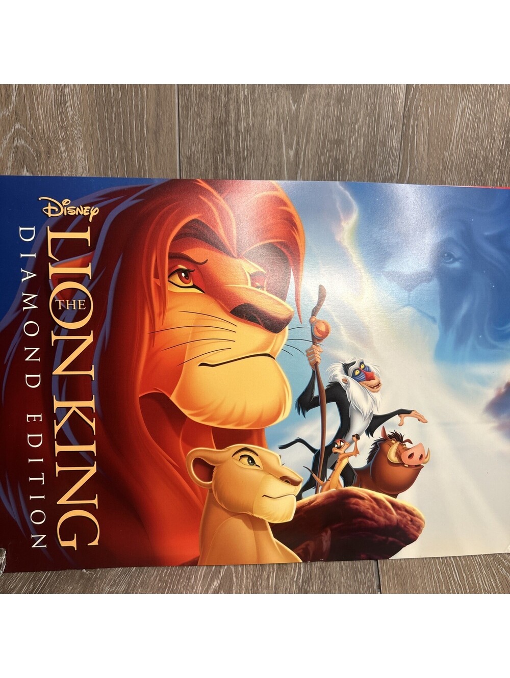 The Lion King - 4 Disney Commemorative Lithograph 14X10 Stamp Seal Diamond EDT.